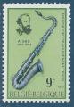 Belgique N°1676 Saxophone ténor oblitéré