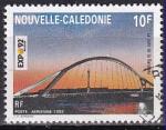 nouvelle-caledonie - poste aerienne n 282  obliter - 1992