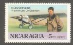 Nicaragua - Scott 1054 mint   plane /avion