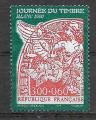 1998 FRANCE 3135 oblitr, cachet rond, journe timbre, Blanc