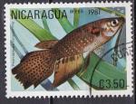 NICARAGUA PA N 965A de 1982 oblitr