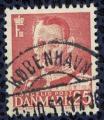 Danemark 1948 Oblitr King Frederik IX Roi Frdric IX 25 Ore danoise brun SU