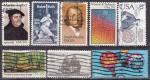 USA Petit lot de 8 timbres oblitrs de 1983 
