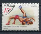 Timbre POLOGNE 1986  Obl  N 2855   Y&T   Lutte