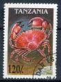 Timbre Rpublique de TANZANIE 1994  Obl  N 1697  Y&T Crustacs