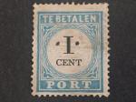 Pays-Bas 1881 - Y&T Taxe 3 (type 3) neuf *