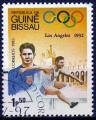 GUINEE BISSAU  N 209 o Y&T 1983 Jeux Olympiques de LOS ANGELES 1932 (saut en lo