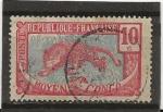 CONGO  ANNEE 1907-17  Y.T N°52 OBLI    