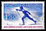 Andorre 1980 YT 283 N** Jeux olympiques Lake Placid Ski de fond