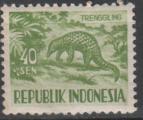 INDONESIE N 123A ** Y&T 1956-1958 Faune (Pangolin)