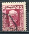 Timbre ESPAGNE 1931 - 34  Obl  N 503A  Y&T  Personnages