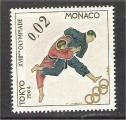 Monaco - Scott 593 mh   olympic games / jeux olympique