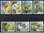 Animaux Sauvages Kampuchea 1984 (37) Yvert n 505  511 oblitr used
