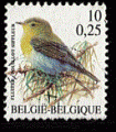 Belgique 2000 - Y&T 2937 - oblitr - oiseau (pouillot souffleur)