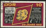 Alemania (RDA) 1966.- Partido Socialista. Y&T 871. Scott 826. Michel 1174.