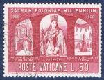 Vaticano 1966.- Milenario. Y&T 454. Scott 436. Michel 505.
