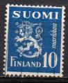 FINLANDE N 300 o Y&T 1945-1948 Armoiries