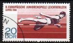 ALLEMAGNE (RDA) N 1070 o Y&T 1968 Epreuves sportives diverses 2e concours Europ