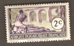 France - French Equatorial Africa - Scott 34 mint