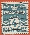 Dinamarca 1933-40.- Cifras. Y&T 209. Scott 222. Michel 197I.