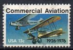 ETATS UNIS N 1131 o Y&T 1976 50e Anniversiare de l'aviation commerciale