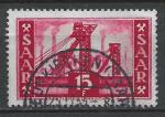 Allemagne - SARRE - 1954/55 - Yt n 337 - Ob - Puits de mine