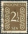Indonesia 1948.- Cifra. Y&T 345. Scott 307. Michel 15C.