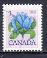 CANADA - 1977 - Gentiane-  Yvert 625 oblitr