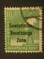 Allemagne zone sovitique 1948 - Y&T 11 obl.