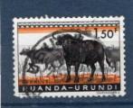 Timbre Ruanda - Urundi Oblitr / 1959 / Y&T n210.