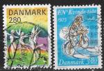 Danemark - 1985 -  YT n  845/6 oblitr 
