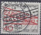 Allemagne : n 609 oblitr anne 1973