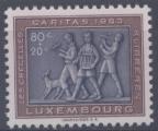 Luxembourg : n 477 x neuf avec trace de charnire anne 1953