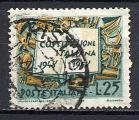 Timbre ITALIE 1958 Obl  N 756  Y&T  Evnement Constitution Italie
