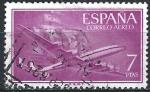 Espagne - 1955 - Y & T n 275 Poste arienne - O.