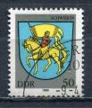 Timbre  ALLEMAGNE RDA  1985  Obl   N 2560   Y&T  Armoiries