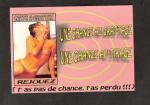 Carte postale humour : femme nue ( seins nus nu )