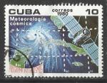 Cuba 1980; Y&T n 2187; 10c, mtorologie cosmique