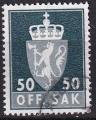 norvege - service n 79A  obliter - 1955/76