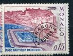 Timbre de MONACO  Problitrs  1964 - 67  Obl  N 24   Y&T   