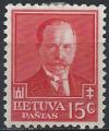 Lituanie - 1934 - Y & T n 340 - MNG (2
