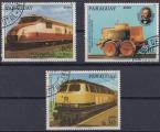 1986 PARAGUAY PA obl 1025 a 1027 srie complete
