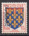 FRANCE N 899 o Y&T 1951 Armoiries de provinces (Artois)