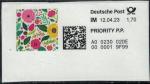 Allemagne Vignette QR Code Fleurs SU