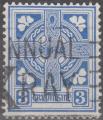 Irlande - 1941/44 - Yt n 83 - Ob - Croix celtique 3p bleu ; Eire ; cross