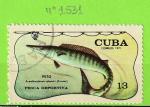 POISSONS - CUBA  N1531 OBLIT