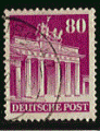 Allemagne section anglo-amricain 1948 - Y&T 62 - oblitr - porte Brandenburg
