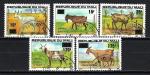 Animaux Caprins Mali 1984 (199) srie complte Yv 494  498 oblitr used