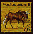 Burundi 1975 - Y&T 657 - oblitr - gnou noir