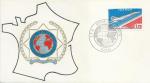 Lettre avec cachet commémoratif International Police Association - Paris - 1976